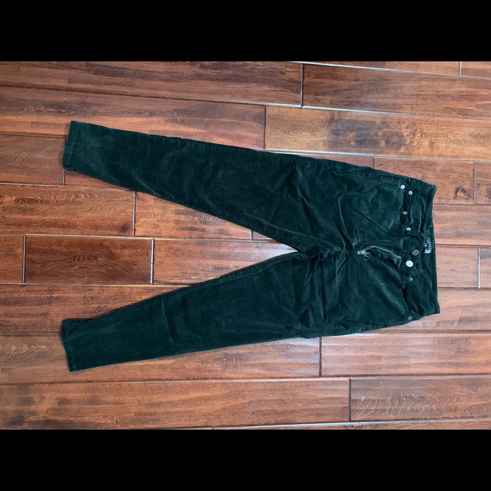 Green Velvet 1.State Pants
